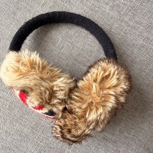 Cozy Faux Fur Kids Earmuffs - British style